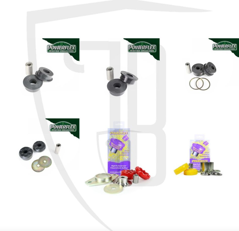 Lancia Delta Integrale 16V Powerflex Motor&amp;Getriebelager Kit