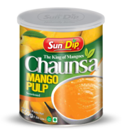 Mango Pulp in tin can