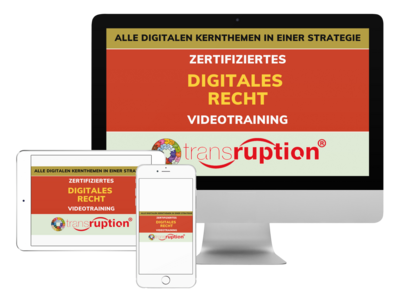 Online Zertifizierung: Digitales Recht inkl. eBook (DE)