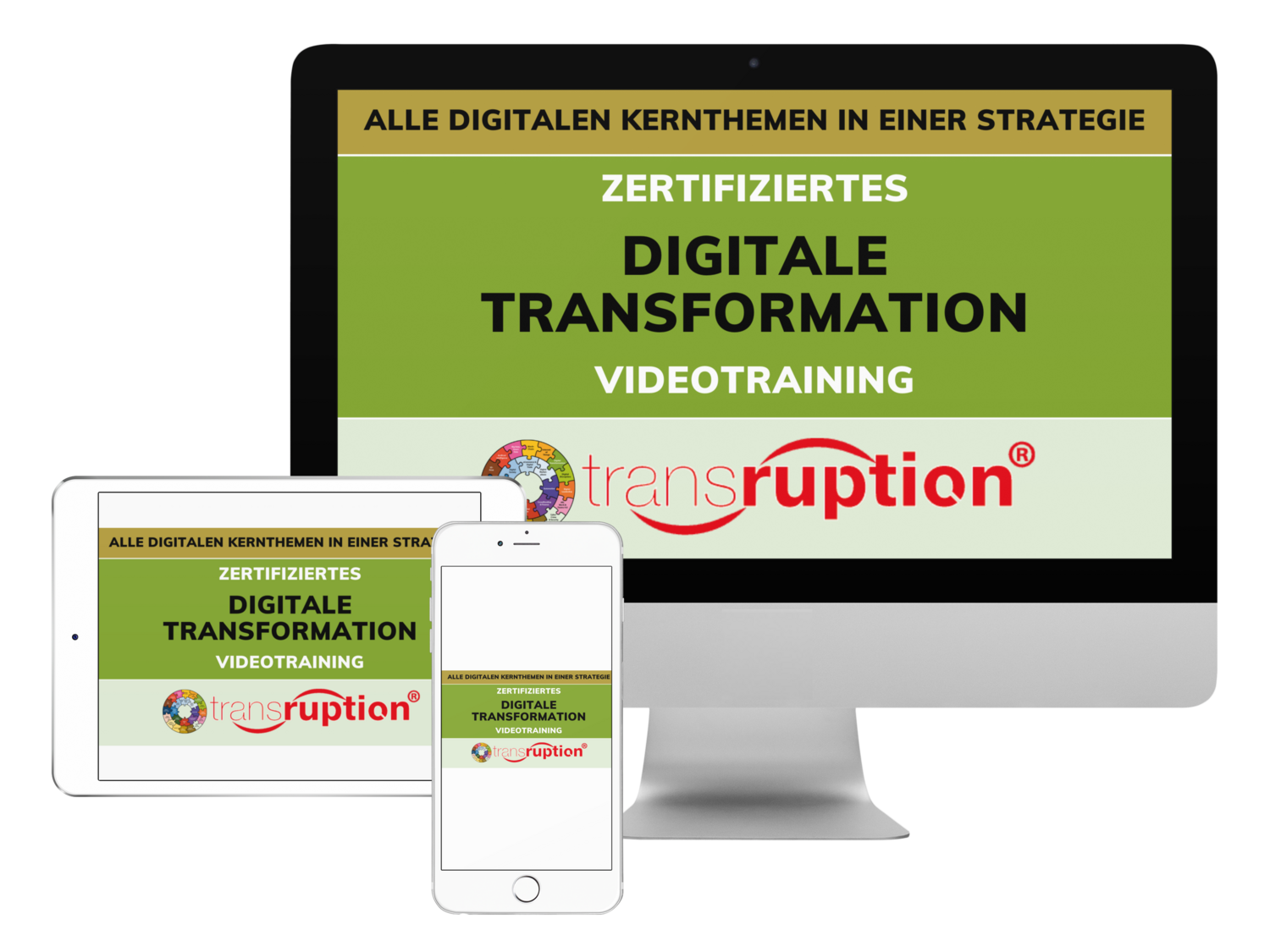 Online Zertifizierung: Digitale Transformation inkl. eBook (DE)