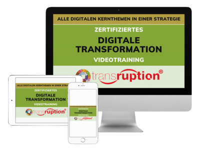 Online Zertifizierung: Digitale Transformation inkl. eBook (DE) Online Zertifizierung: Digitale Transformation inkl. eBook (DE)