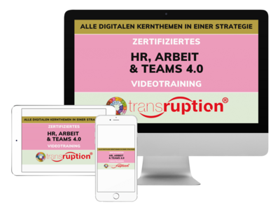 Certificación en línea: HR, Work &amp; Teams 4.0 incl. libro electrónico (DE) 