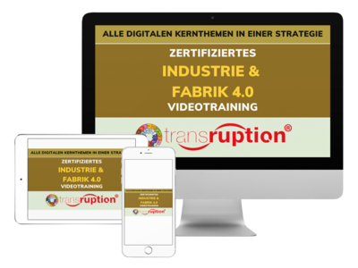 Certificazione online: Industria &amp; Fabbrica 4.0 incl. eBook (DE) 