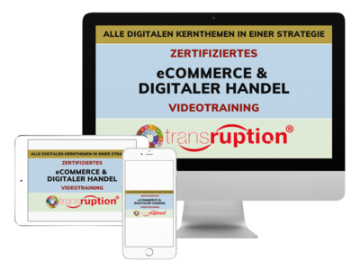 Certification en ligne : e-Commerce &amp; Digital Trad incl. Livre électronique (DE) 