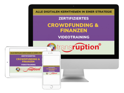 Certificazione online: Crowdfunding &amp; Finance inkl. eBook (DE) 