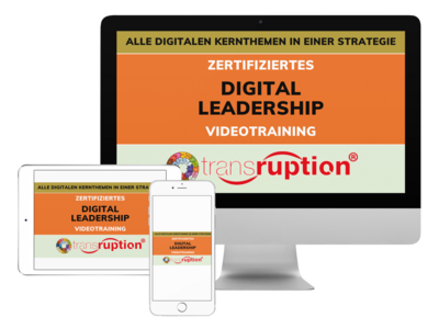 Certification en ligne : Digital Leadership incl. Livre électronique (DE) 