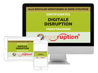 Certification en ligne : Digital Disruption incl. Livre électronique (DE) 