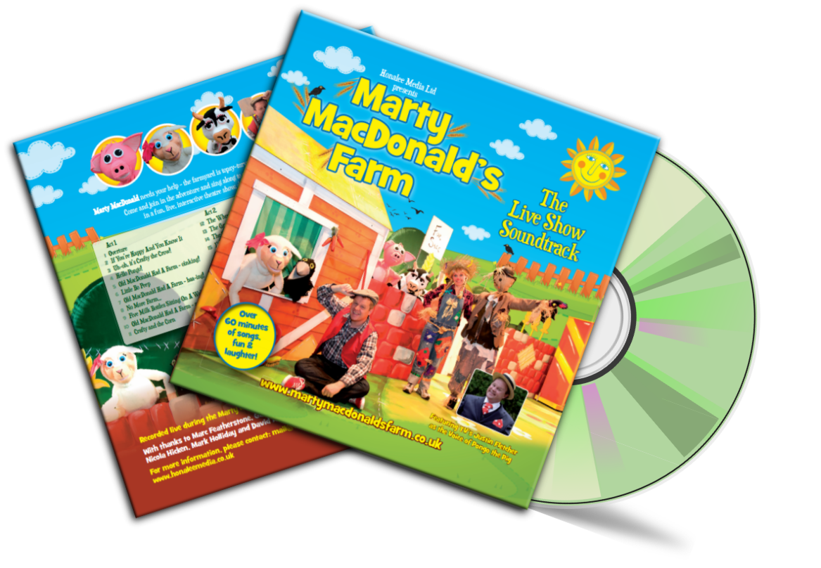 MARTY MACDONALD'S FARM SOUNDTRACK CD (Physical Delivery)