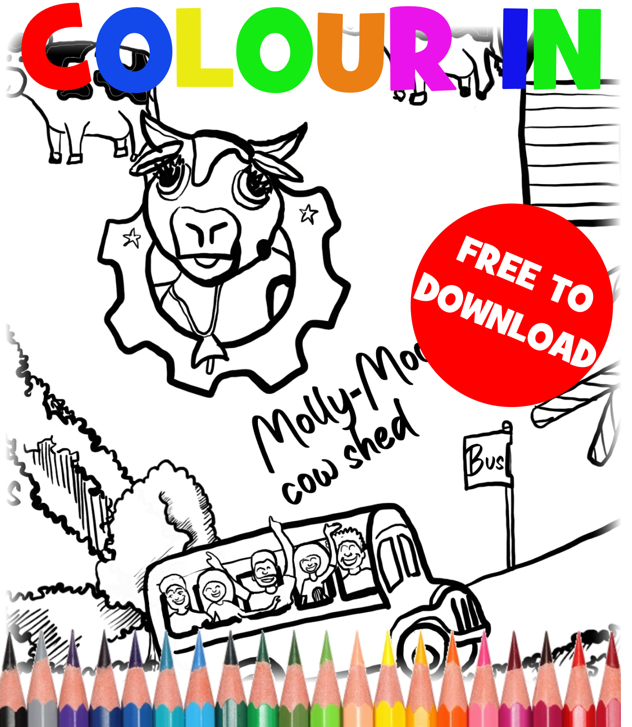"WORLD OF MARTY MACDONALD'S FARM" COLOUR-IN MAP - FREE!