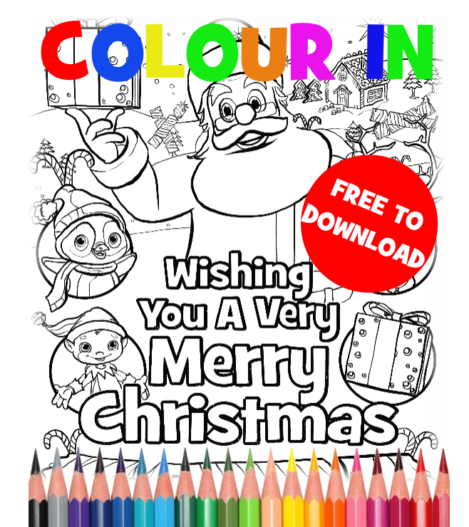 "THE SANTA SHOWS" CHRISTMAS COLOUR-IN - FREE!