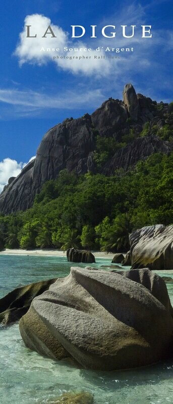 Wandbild Fotodruck Seychellen Wandbild Fotodruck Seychellen "La Digue"