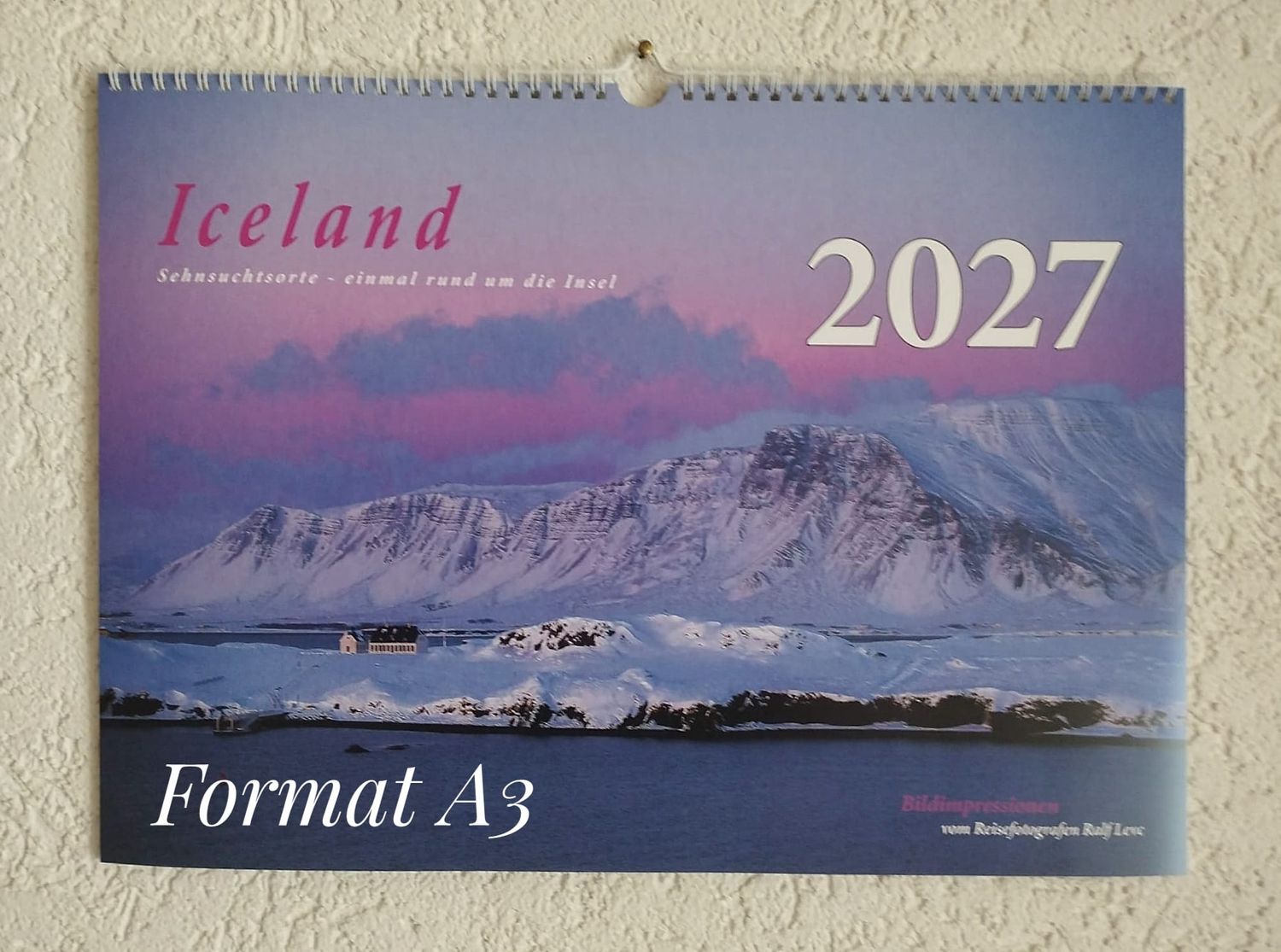 Foto-Kalender "Iceland 2027" - A3