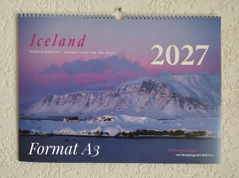 Foto-Kalender "Iceland 2027" - A3