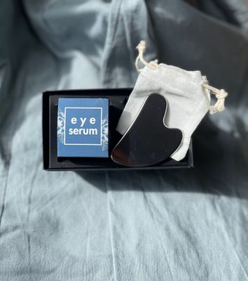 Pomegranate Hyaluronic Eye Serum & Gua Sha Gift Set