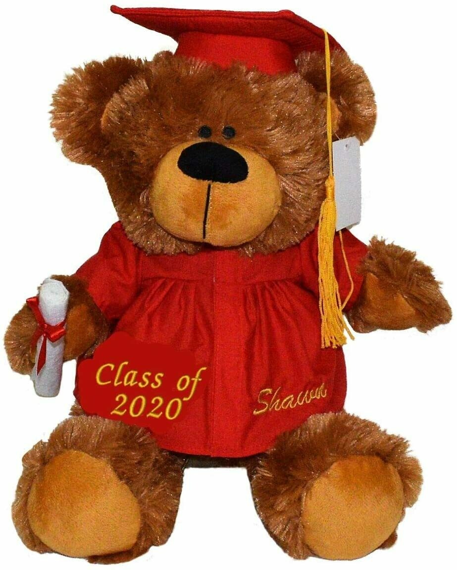 Customized graduation plush bear for her 2020 I love you gift Box Monkey 12" 