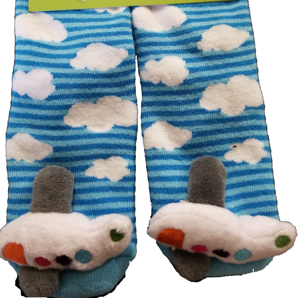 Plush Stuffed Animal Socks Lil Traveler Comfortable Warm Airplane Toddler Discovery Feet Finders