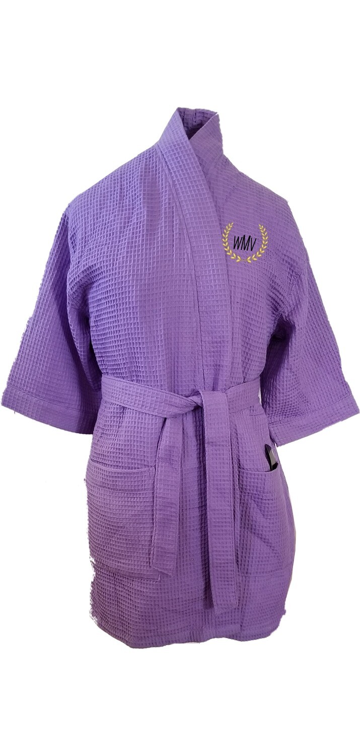 Personalized Cotton Waffle Monogrammed Robes Embroidered