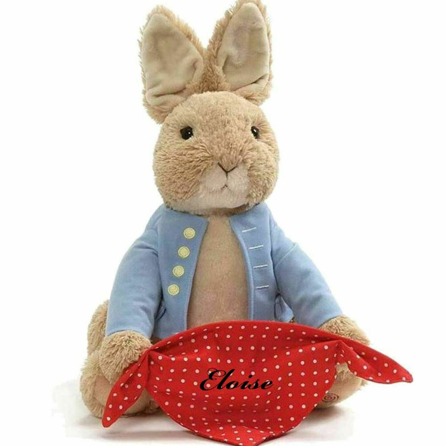 Peter Rabbit Animated Peek A Boo Personalized Customized with Child's Name