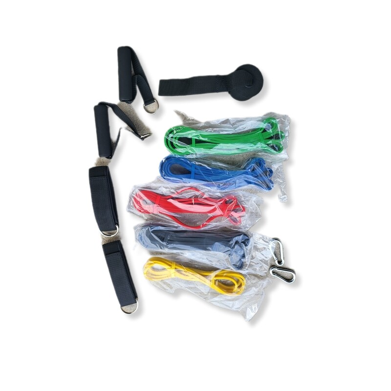 5 Packs Pull Up Assist Bands, Pull Up Straps, Resistance Bands with Door Anchor and Jumping rope