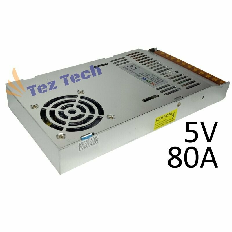(P8) 5V 80A SLIM STEEL BODY