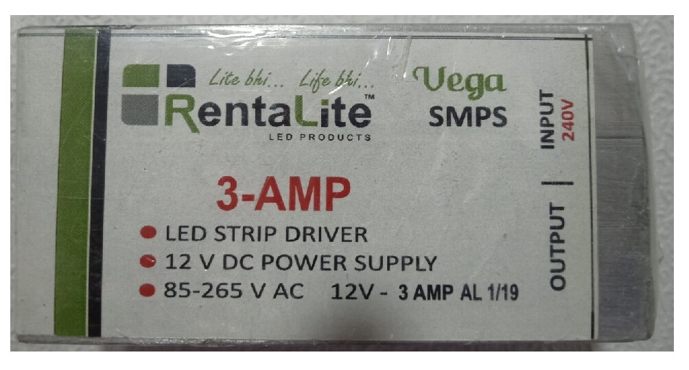(P50) RENTALITE 12V-3A ALUMINIUM BODY