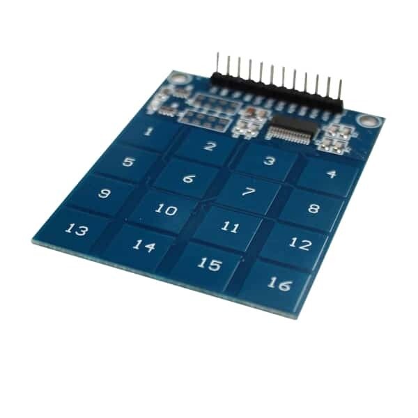 (MS53) 16 KEY CAPACITYV TOUCH KEYPAD