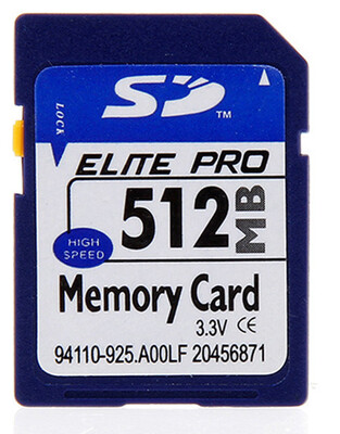 (SD2) 512 MB SD CARD