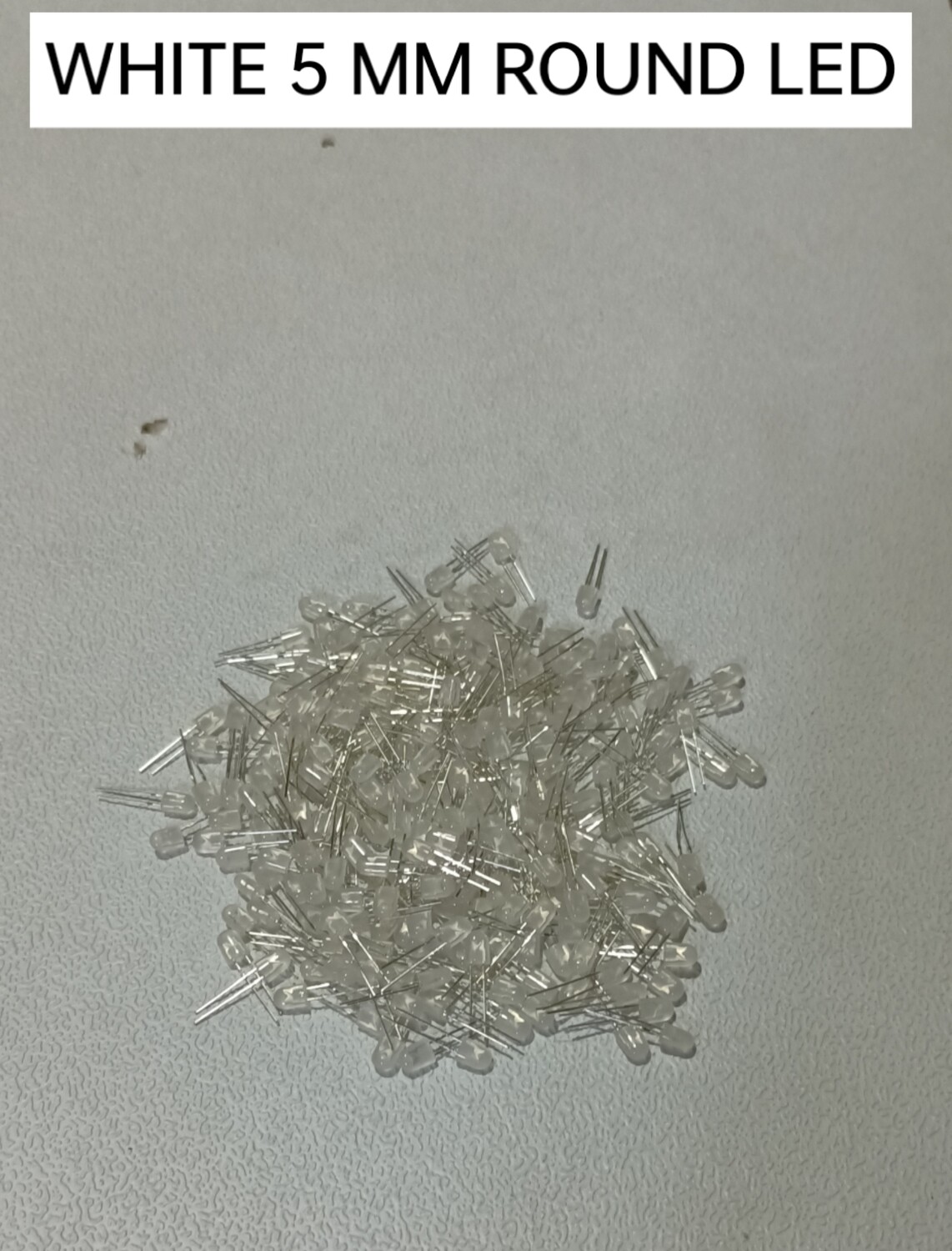 (LD16) WHITE 5 MM ROUND LED PACK OF 10