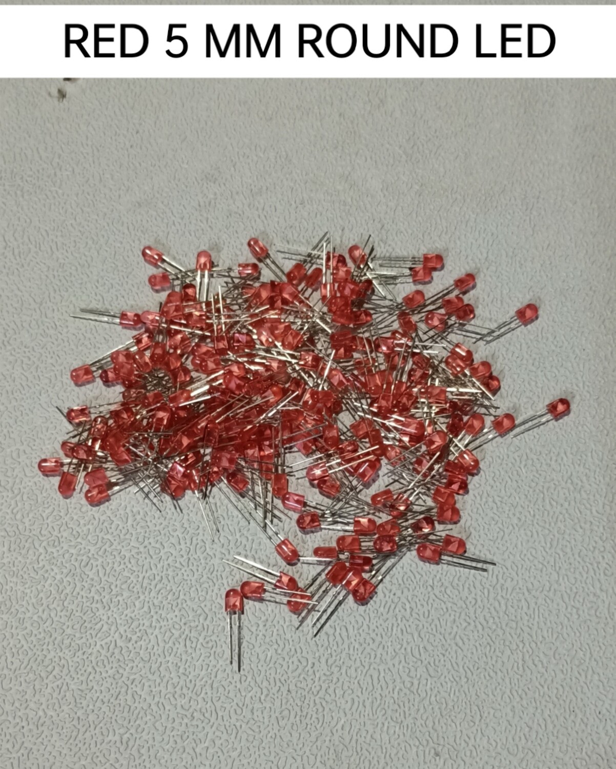 (LD12) RED 5 MM ROUND LED PACK OF 10