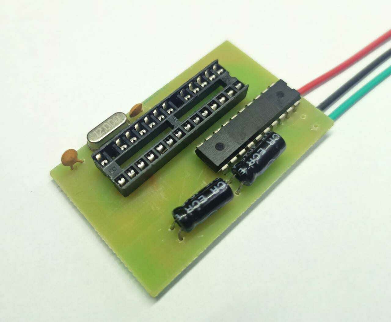 (PCB4) PCB ATMEGA8A AND FLASH MEMORY