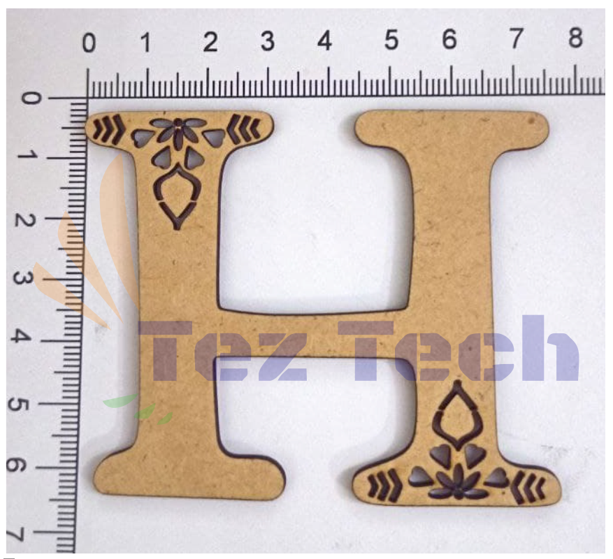 HLTRA H LETTER   DESIGENER LETTER