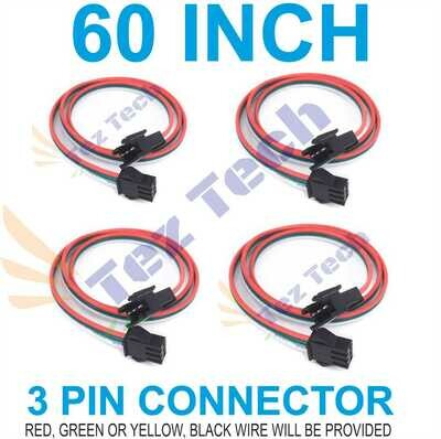 (RMCNN57) 60 INCH MALE-FEMALE 3 PIN CONNECTOR