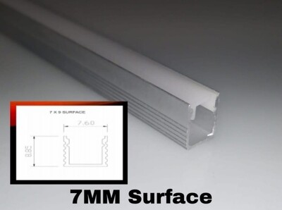 7MM SURFACE LED ALUMINIUM PROFILE
