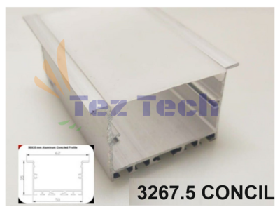 (2 METER) 3267.5 CONCIL LED ALUMINIUM PROFILE