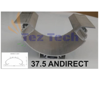 37.5MM INDIRECT LIGHT LED ALUMINIUM PROFILE