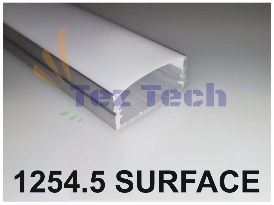 (2 METER) 1254.5 SURFACE LED ALUMINIUM PROFILE