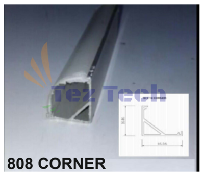 (2 METER) 808 CORNER  LED ALUMINIUM PROFILE