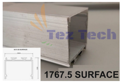 (2 METER)1767.5 SURFACE LED ALUMINIUM PROFILE