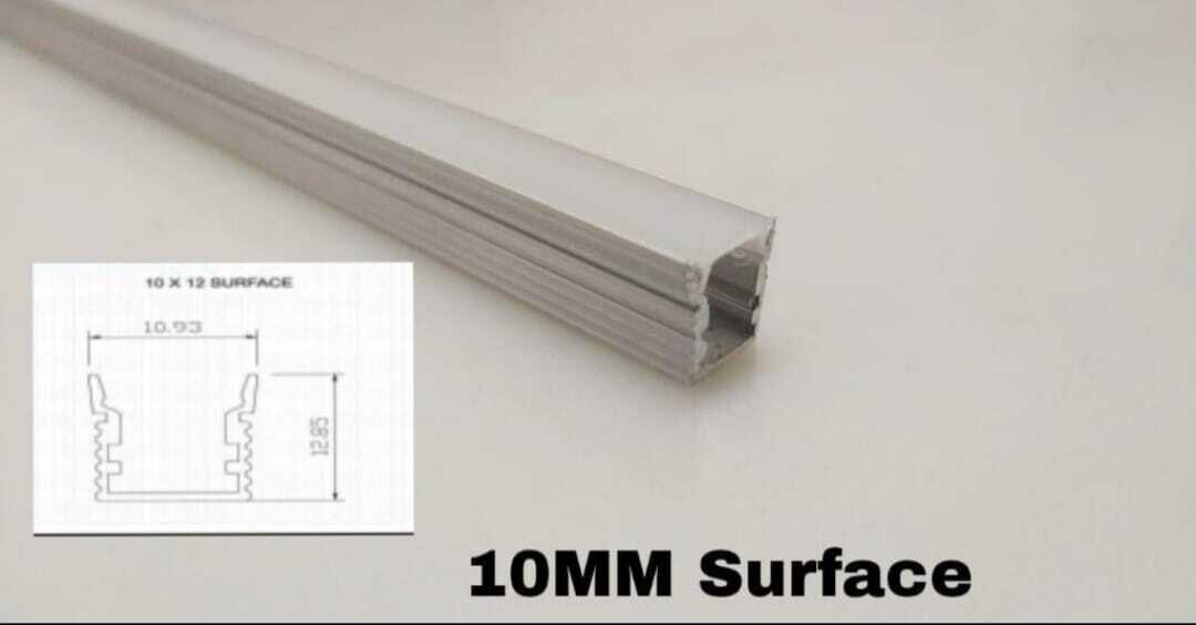 (2 METER) 10MM SURFACE LED ALUMINIUM PROFILE