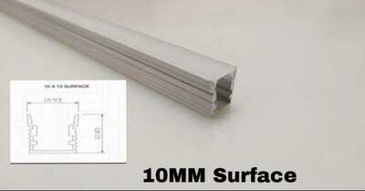 (2 METER) 10MM SURFACE LED ALUMINIUM PROFILE