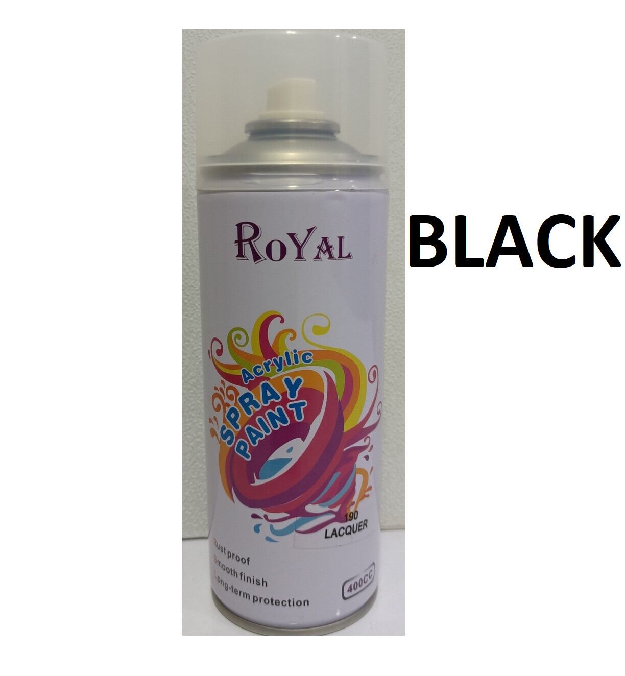 BLACK ACRYLIC SPRAY PAINT