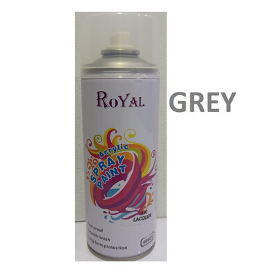 GREY ACRYLIC SPRAY PAINT