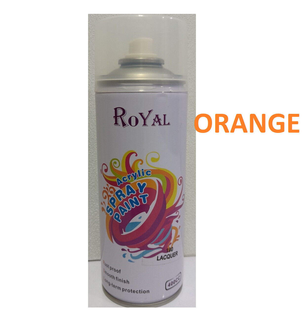 ORANGE ACRYLIC SPRAY PAINT