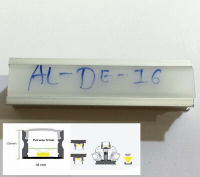 AL-DE-16 LED ALUMINIUM PROFILE
