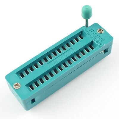 (ICB3) 28 pin DIP zif socket