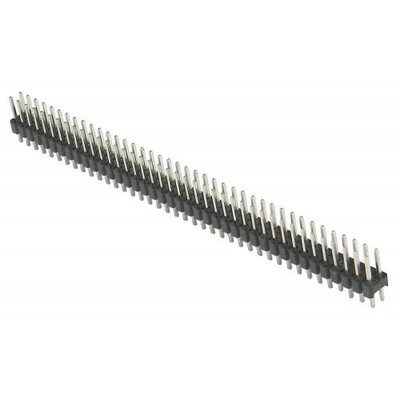 (HP6) 40×2 MALE HEADER PIN ST BERG STRIP