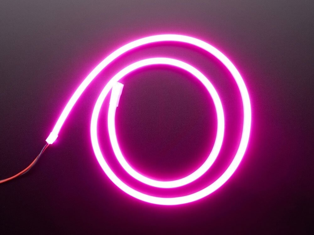 (NNS3) 12V  PINK NEON STRIP 5 METER