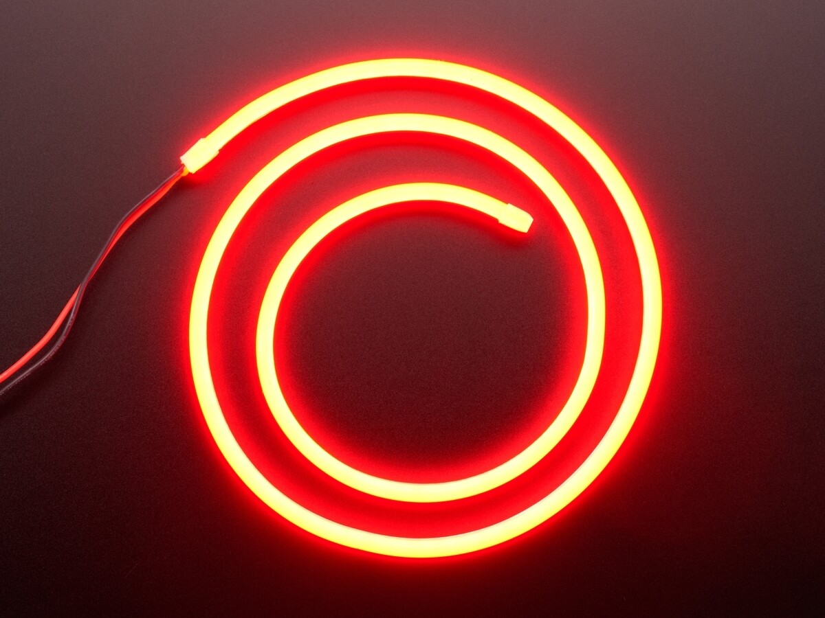 (NNS9) 12V RED NEON  STRIP 5 METER