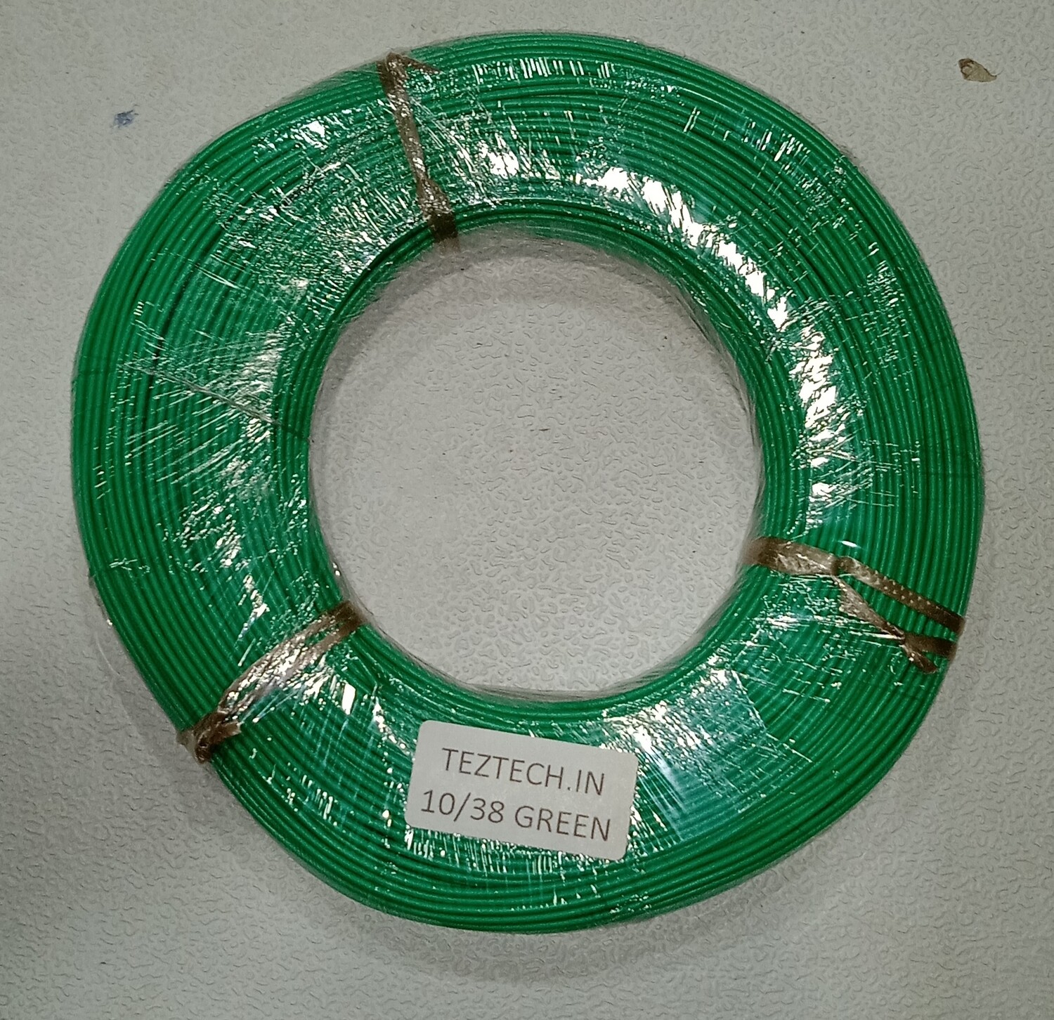 (CW9) 10/38 GREEN WIRE 100 METER COIL