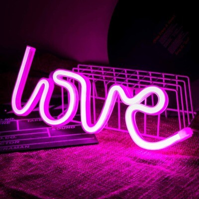 (OFMP28) Neon strip love style light bhm01